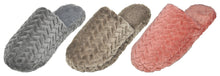 Load image into Gallery viewer, Women's Solid Slip On Winter Slippers
