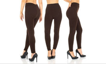 Load image into Gallery viewer, Women's Fleece lined Thermal Stretchy Leggings - Purple