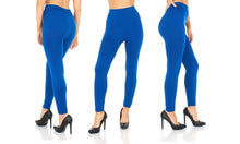 Load image into Gallery viewer, Women's Fleece lined Thermal Stretchy Leggings - Purple