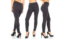 Load image into Gallery viewer, Women's Fleece lined Thermal Stretchy Leggings - Purple