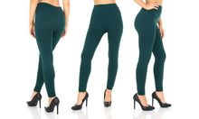 Load image into Gallery viewer, Women's Fleece lined Thermal Stretchy Leggings - Purple