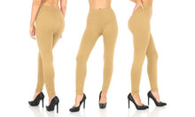 Load image into Gallery viewer, Women's Fleece lined Thermal Stretchy Leggings - Purple