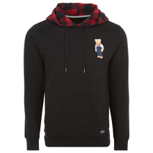Load image into Gallery viewer, Men's Slim Fit Casual Teddy Bear Hoodie With Flannel Hood