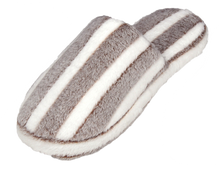 Load image into Gallery viewer, Women's Striped Slip On Winter Slippers