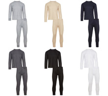 Load image into Gallery viewer, Men's 2 PC Thermal Underwear Waffle Long John