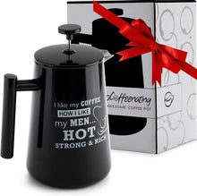 Load image into Gallery viewer, 34OZ French Press Stainless Steal Coffee Maker