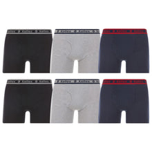 Load image into Gallery viewer, 6 Pack Men's Cotton Tagless Boxer Briefs