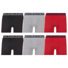 Load image into Gallery viewer, 6 Pack Men's Cotton Tagless Boxer Briefs