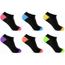 Load image into Gallery viewer, 6 Pack Women's Low Cut No-Show Ankle Socks