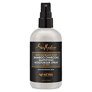 SheaMoisture African Black Soap Bamboo Charcoal Mattifying Moisturizer Spray 4.2fl oz