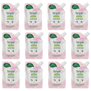 Pack of 2/6/12 New Simple Kind To Skin Moisturizing Facial Wash Squeeze Me Pouch