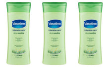 Load image into Gallery viewer, 3/6/12 Pack 100ML Vaseline Intensive Care Aloe Soothe Body Lotion TSA Approved