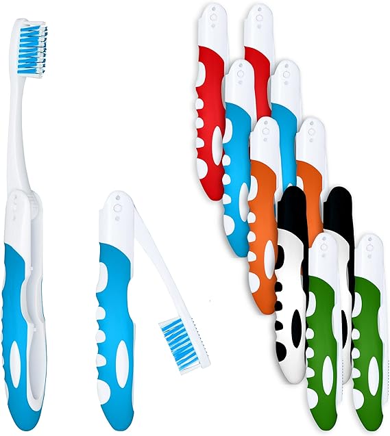 Urban Essentials 60 Count Foldable Travel Toothbrush