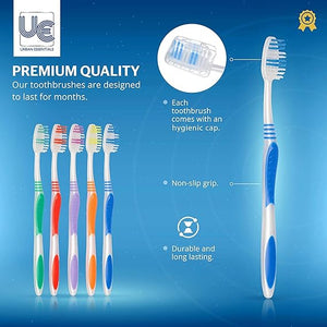Urban Essentials Bulk 250 Count Individually Wrapped Toothbrushes