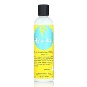 Curls Blueberry Bliss Blueberry & Coconut Hair Milk - Leave In Conditioner and Styler - 8 OZ