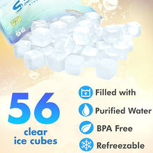 Load image into Gallery viewer, 56ct Urban Essentials Reusable Ice Cubes- Clear