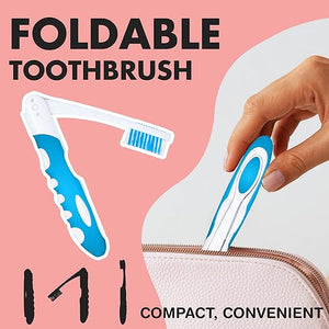 Urban Essentials 100 Count Foldable Travel Toothbrush