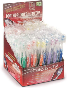 Urban Essentials Bulk 100 Count Individually Wrapped Toothbrushes