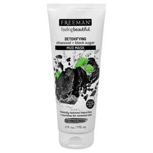 Freeman Feeling Beautiful Charcoal And Black Sugar Mud Mask 6 oz