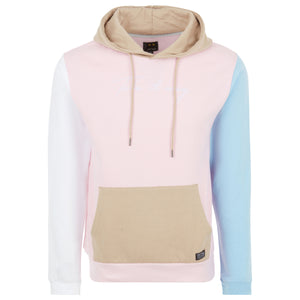 Men's Slim Fit Casual Two Tone Quote Hoodie
