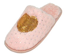 Load image into Gallery viewer, Women&#39;s Warm Slip On Slippers With Heart