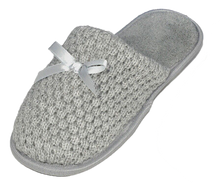 Load image into Gallery viewer, Women&#39;s Warm Slip On Slippers With Bow