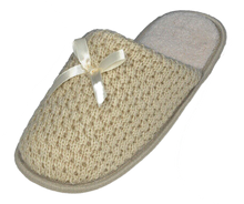 Load image into Gallery viewer, Women&#39;s Warm Slip On Slippers With Bow