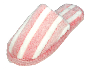 Women's Striped Slip On Winter Slippers