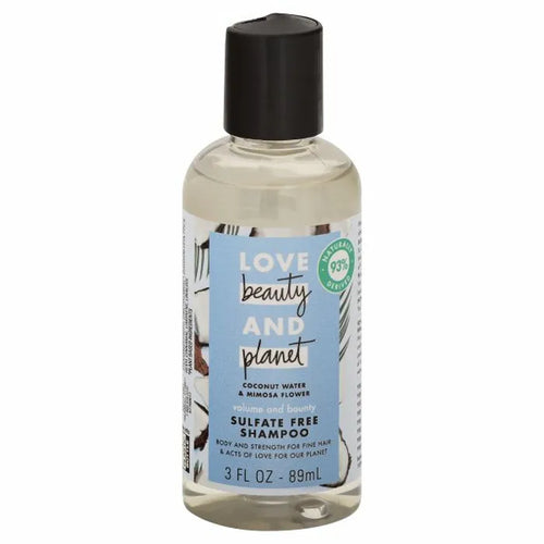 Love Beauty and Planet Coconut Water & Mimosa Sulfate Free Volume and Bounty Shampoo - 89ML