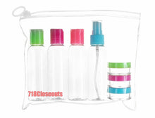 Load image into Gallery viewer, 8PC Mini Travel Toiletry Bottle