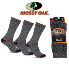 Load image into Gallery viewer, Men&#39;s 3 Pack Mossy Oak Heavy Duty Thermal Socks