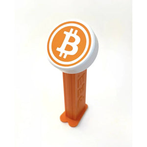 Bitcoin PEZ Dispenser With 3 PACK Candy