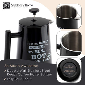 34OZ French Press Stainless Steal Coffee Maker