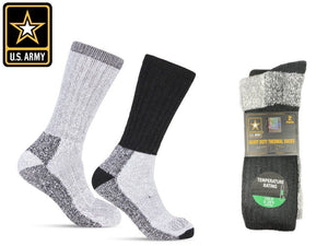 Men's 2-Pack US Army Heavy Duty Thermal Socks