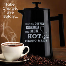 Load image into Gallery viewer, 34OZ French Press Stainless Steal Coffee Maker
