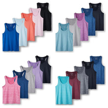 Load image into Gallery viewer, 5 Pack Women&#39;s Racerback Dry Fit Tank Top