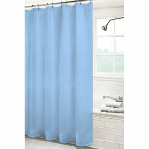 Solid Water Repellent Bathroom Shower Curtain Liner - Baby Blue