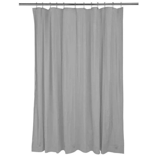 Solid Water Repellent Bathroom Shower Curtain Liner - Gray