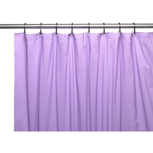 Solid Water Repellent Bathroom Shower Curtain Liner - Lilac