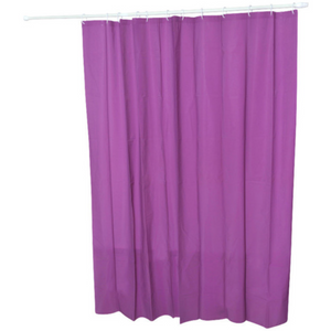 Solid Water Repellent Bathroom Shower Curtain Liner - Purple