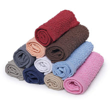 Load image into Gallery viewer, 100% Cotton 12 Pack Washcloth set (12&quot;x12&quot;)