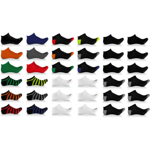 Elite Collection Men's Low Cut No Show Socks - Black