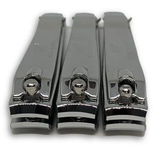 3 Pack Curved Edge Toe Nail Clippers