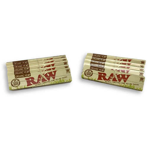 RAW 10 Pack King size Slim Organic Papers