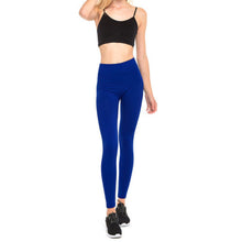 Load image into Gallery viewer, Women&#39;s Fleece lined Thermal Stretchy Leggings - Royal Blue