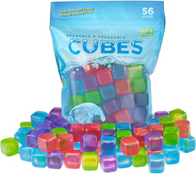 Load image into Gallery viewer, 56ct Urban Essentials Reusable Ice Cubes- Assorted Colors
