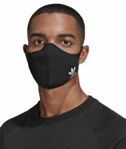 Adidas Originals Unisex Face Covers Facemasks 3-Pack, Black