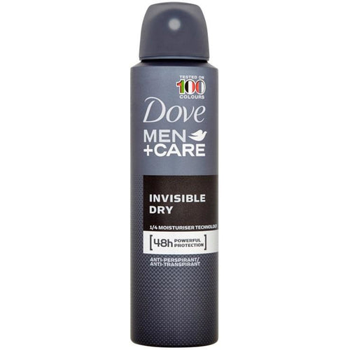 6 Pack Dove Men Invisible Dry 150 ML Anti-perspirant Spray Can
