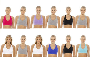 4 pack sports bra yoga activewear plus size